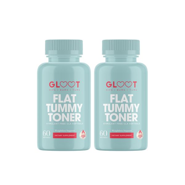 Gloot - Flat Tummy Toner Slim &amp; Save Bundle (2 x Bottles)