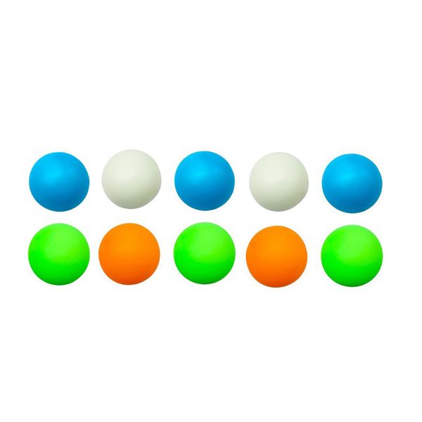10 Pieces Of Glow In The Dark Squishy &amp; Sticky Stress Relief Fidget Balls Set