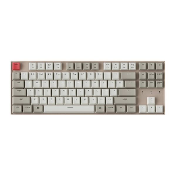 Keychron K8 87- Key Non-Backlit Wireless Mechanical Keyboard - Red Switches