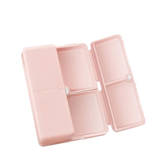 Magnetic Pill Organizer With 7 Compartments Foldable Design Easy for Travel