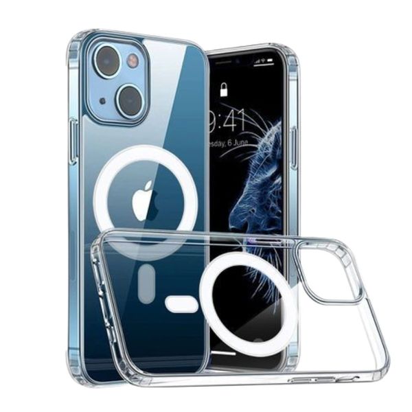 Magnetic Clear Case Compatible With iPhone 13