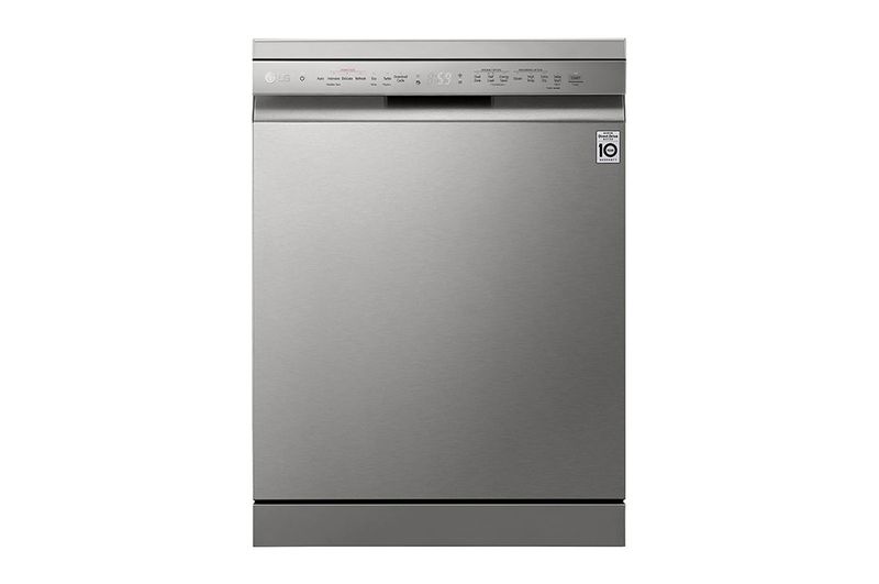 LG 14 place A++ Silver Quadwash Dishwasher with steam DFC532FP