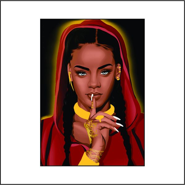 Rihanna Shhh - A1 poster
