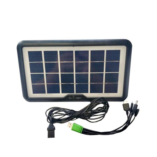 Solar Panel Charging Station- 3.8W/ 6V With USB Multi Head Cable