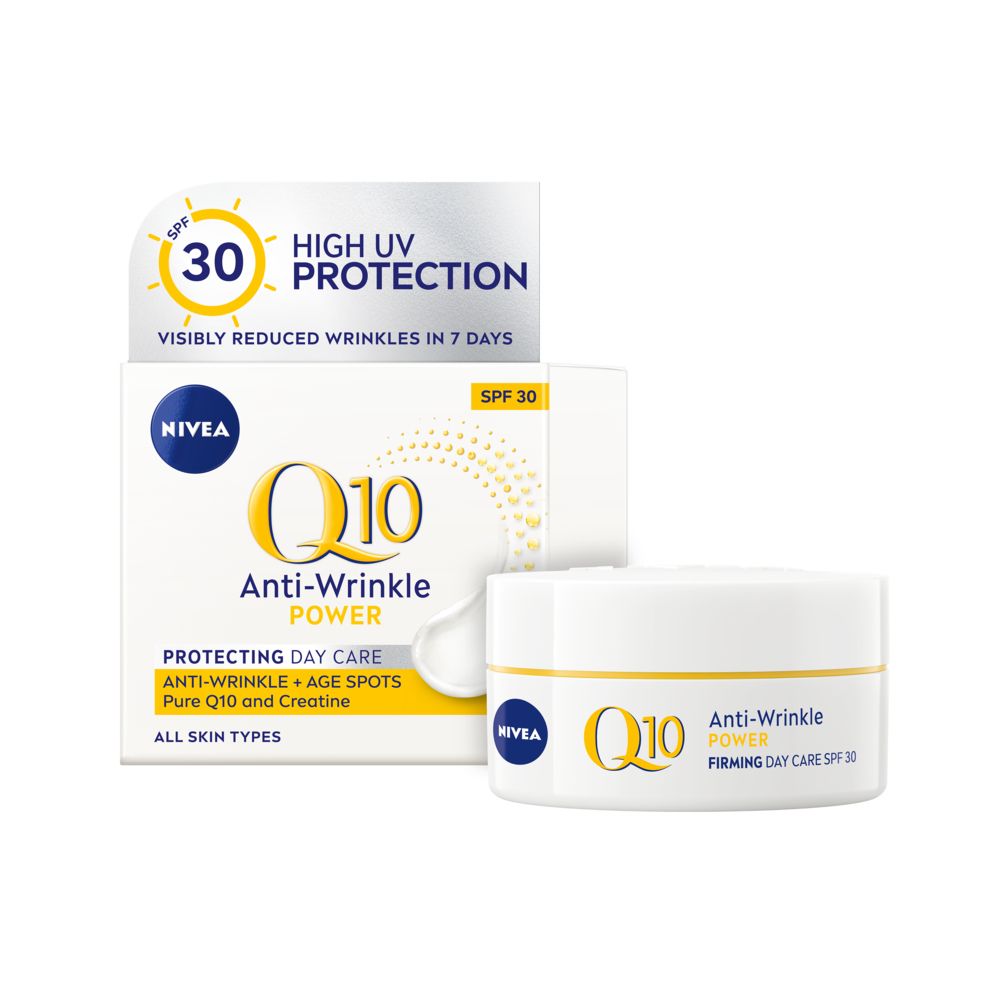 NIVEA Q10 AntiWrinkle Power Protecting Day Face Cream SPF30, 50ml