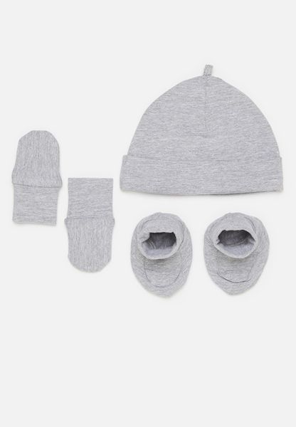 Boys 3 Piece Essential Set - Black/Grey
