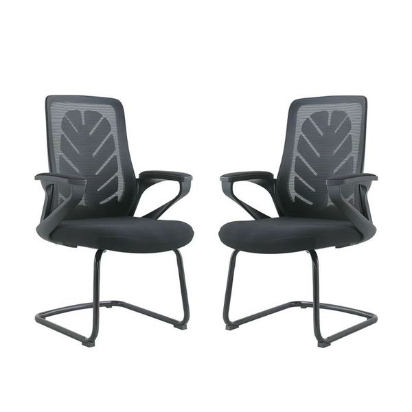 Set Of 2 High-Back Comfortable Visitor Mesh Office Chair D2206
