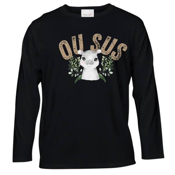 Baby- Sister Long Sleeve Tshirt -Afr-Wild One Neutral