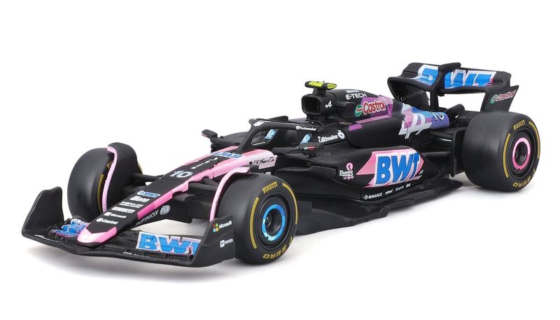 Bburago 1/43 BWT Alpine F1 A524 2024 with Collectors Hardcase #10 P. Gasly
