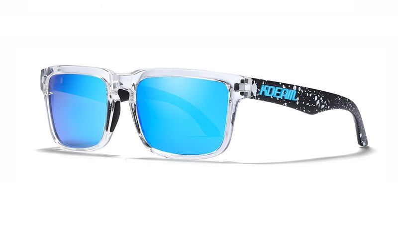 KDEAM KD332-C12 Translucent Ice Blue Polarized Sunglasses