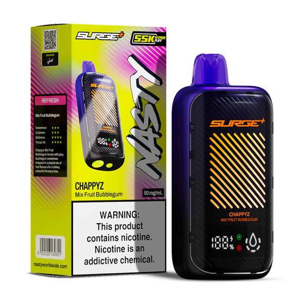 Nasty SURGE 55K Puff Disposable Mix Fruit Bubblegum