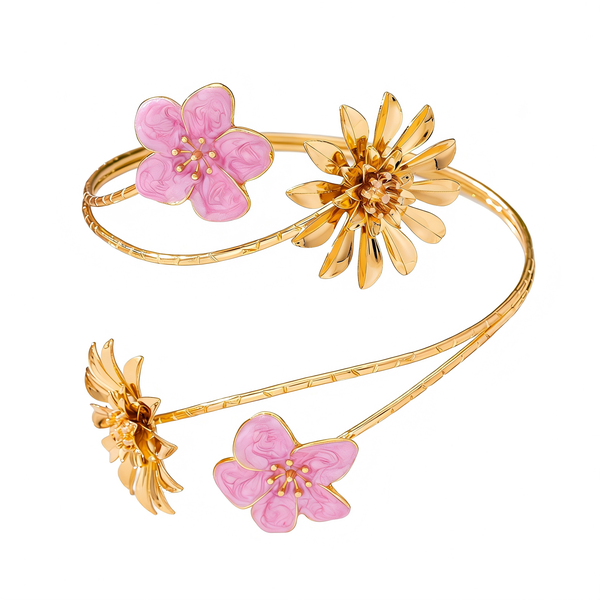 Luxury Dual Metal-Metal Non-Closure Bracelets