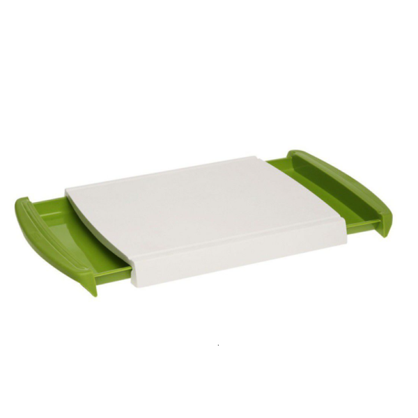 Chop N' Clear Cutting Board - Green/White
