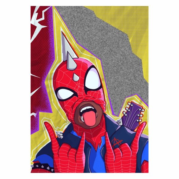 Rock 'n Roll Spidey - A1 Poster