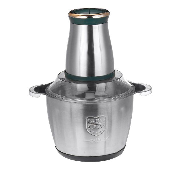 2L Electric Stainless Steel Food Processor