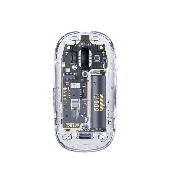Inphic X5 Crystal Transparent Wireless 2.4G Rechargeable Mouse