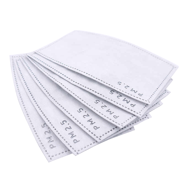 Ayobaa - 5 Layers PM2.5 Activated Carbon Filter for Fabric Mask - 8 Filters