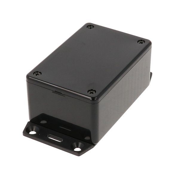 1591LF2BK ABS Enclosure 110.2x56x40.6mm Black Flanged Bottom IP54