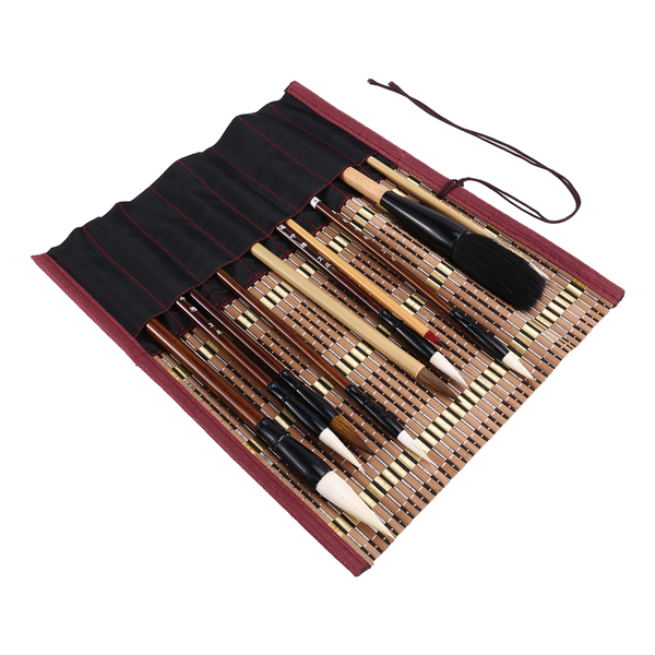 10Pcs Chinese Calligraphy Brushes Set, Painting Writing Brush