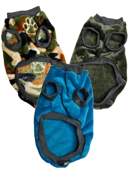 Set of 3 Adorable Size Medium Dog Winter Coats