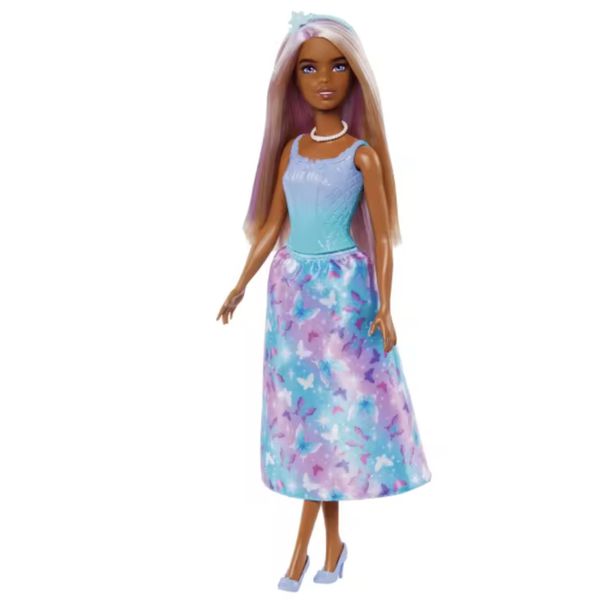 Barbie Royal Doll Blue Butterfly dress