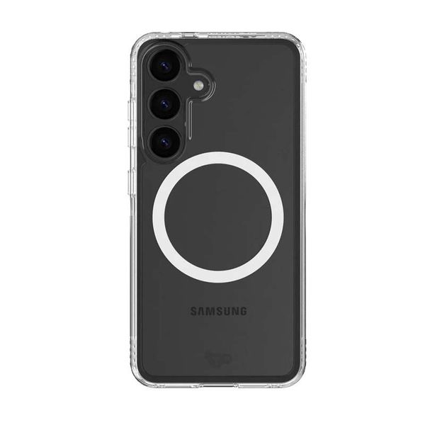 Tech21 Evo Clear Case for Samsung Galaxy S25 with Magnet - Clear