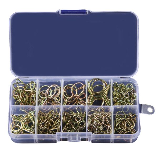 Tool DIY Silicone Vacuum Hose/Fuel Pipe Tubing Spring Clamps 126 Pieces