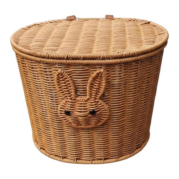Rear Bike Basket - Stylish Portable Bike Basket for Hiking, Camping, Biking
