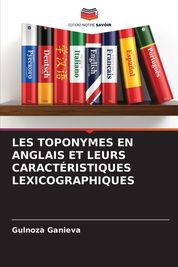 Les Toponymes En Anglais Et Leurs Caract?ristiques Lexicographiques ...