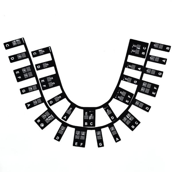 88 - Key Silicone Piano Stickers: Your Ideal Musical Companion 3pcs)