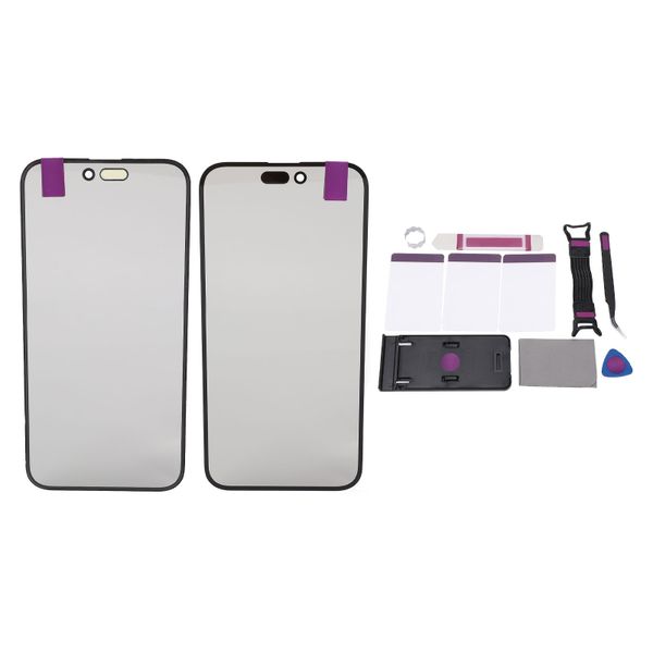 2Pcs Compatible With iPhone 14 Pro Max Front Glass