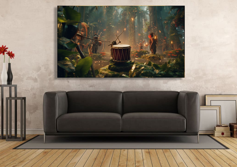 Canvas Wall Art - Jungle Grove Abstract - IM0362