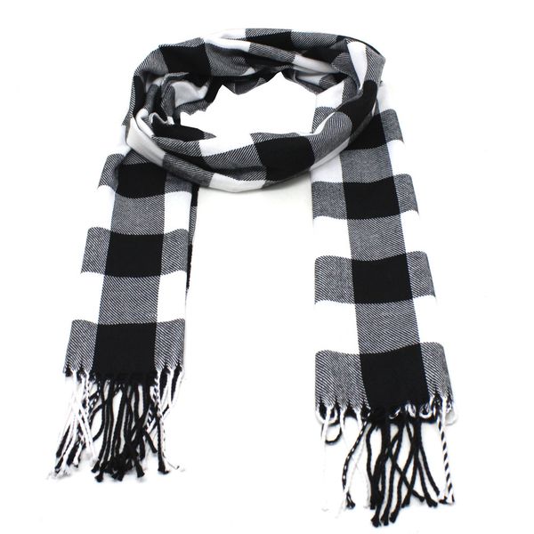Blackchilli Block Scarf - Black/White/Grey