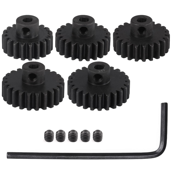 32P Hardened Steel Pinion Gear Set 1/8 Inch 3.175Mm Hole with Hex Key