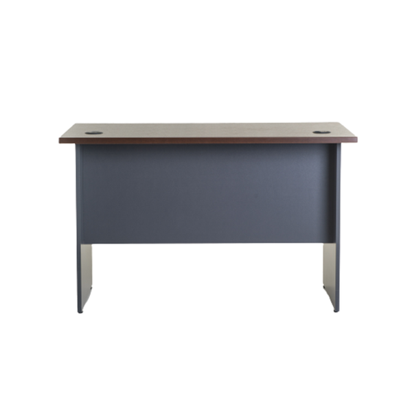 Axa 120cm Desk - Walnut/dark Grey