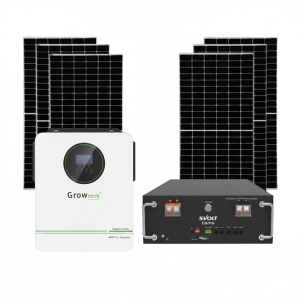 6.2kW Growtech Solar System