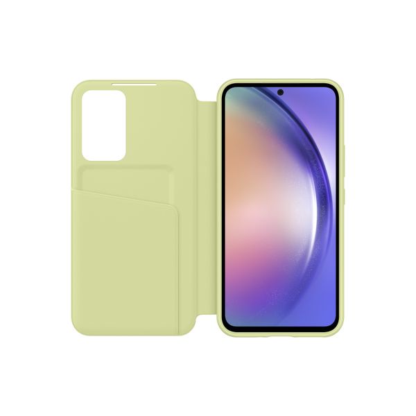 Samsung Galaxy A54 5G Smart View Wallet Case Cover - Lime