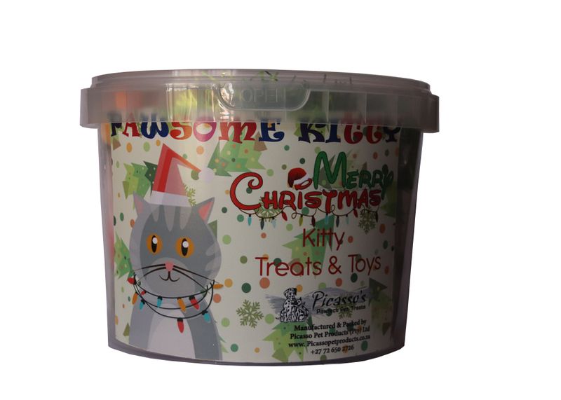 Picasso's - Christmas Bucket for Cats