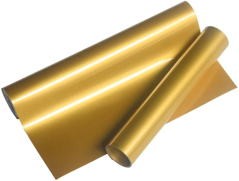 PU T-Shirt Transfer Vinyl - Plain Gold 61cm x 2m