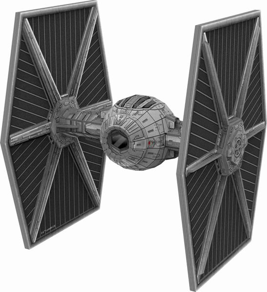 4D Star Wars TIE Fighter TIE/LN - 116Piece - 33cm Tall 3D Puzzle