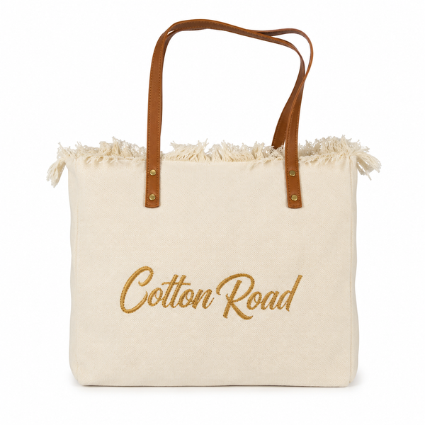 Cotton Road Shoulder Tote Bag for Women Casual Everyday Fashion Style