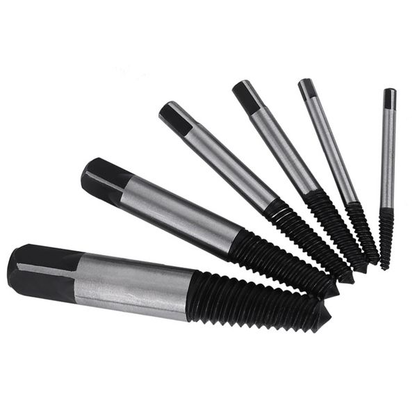 Screw Extractor Set HSS Damaged Bolt Remover 6pcs
