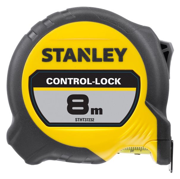 Stanley Control Lock 8m 25mm Wide Tape Measure