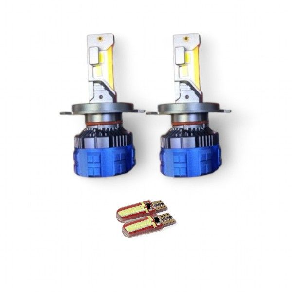 V3-H4 Car LED Headlight And Parklight Bulb Set | Shop Today. Get it ...