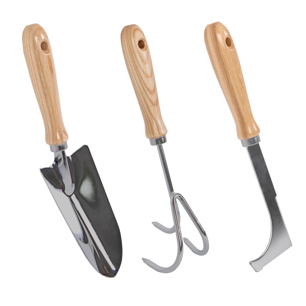 Planting Spade, Hand Cultivator, Hand Furrow (Set of 3)
