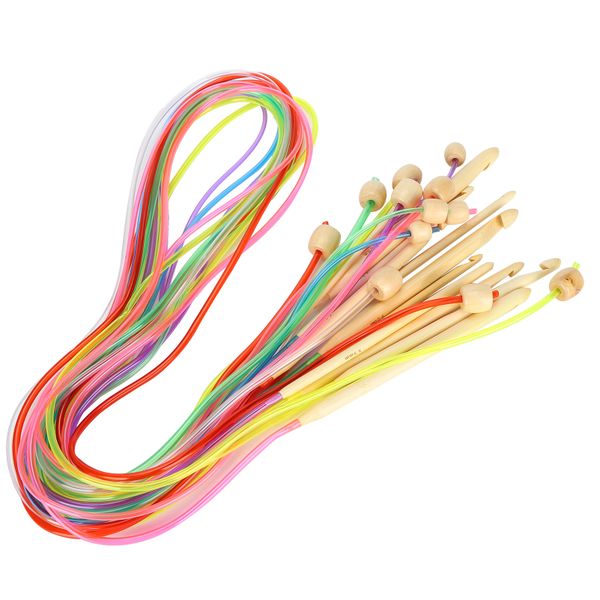 Bamboo Circular Needles 12-Piece Knitting Set