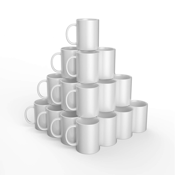 Cricut 440ml Ceramic Mug Blank BULK 36pc White