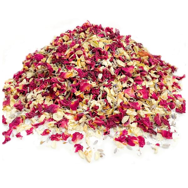 100g Rose, Jasmine and Lavender Natural Flower Petal Confetti