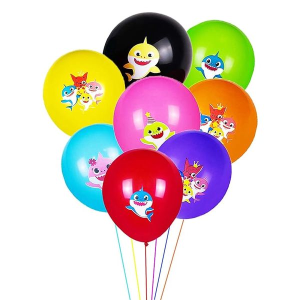 Baby Shark Multi Colour Balloon Bouquet-6 Piece