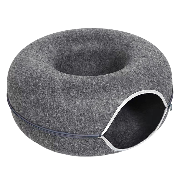 Large Cat/Pet Tunnel Donut Bed
